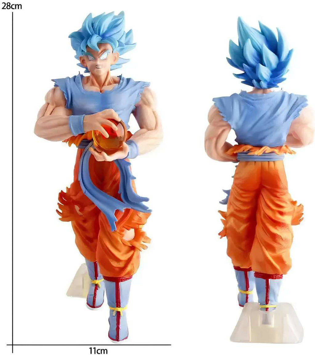 DBZ Goku Super Siyan With Ball Walking 28cm Figure