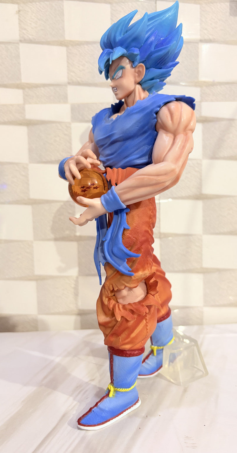 DBZ Goku Super Siyan With Ball Walking 28cm Figure