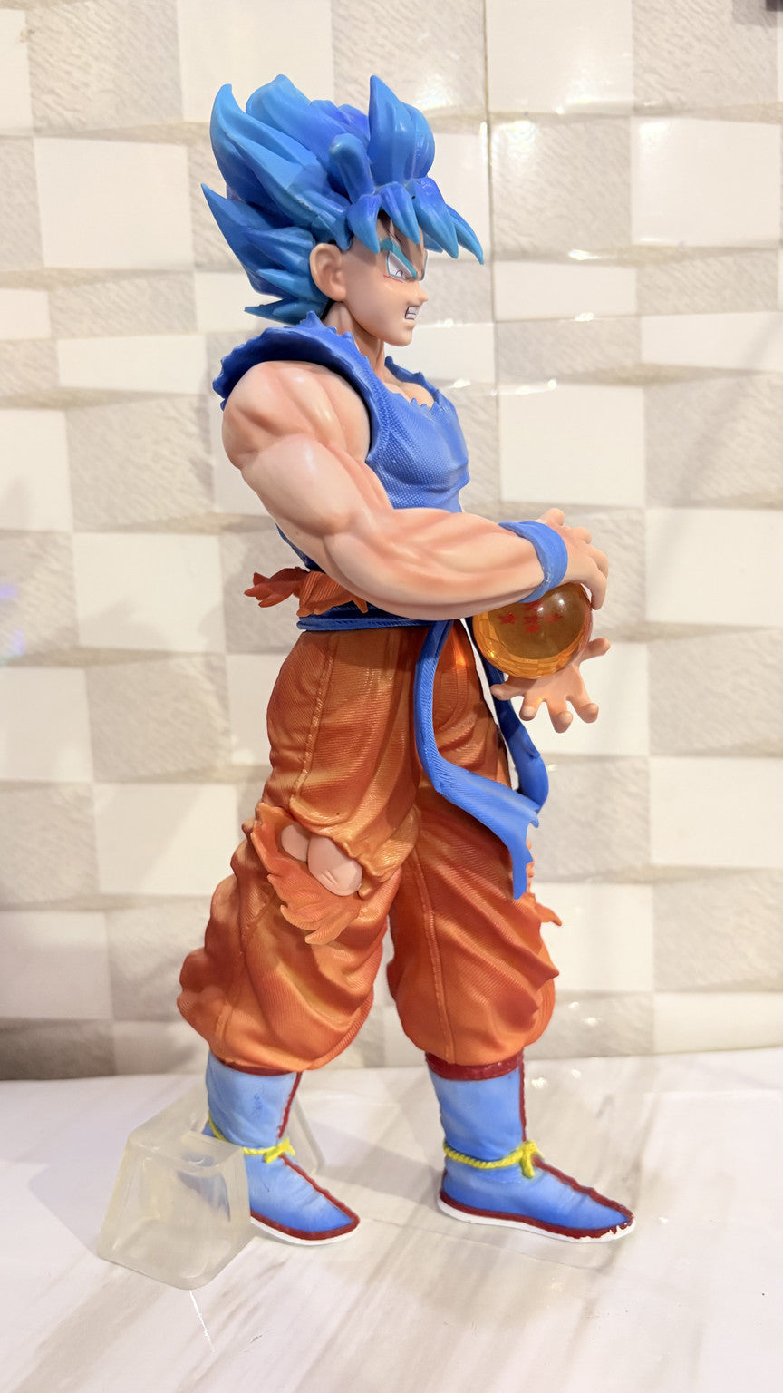 DBZ Goku Super Siyan With Ball Walking 28cm Figure