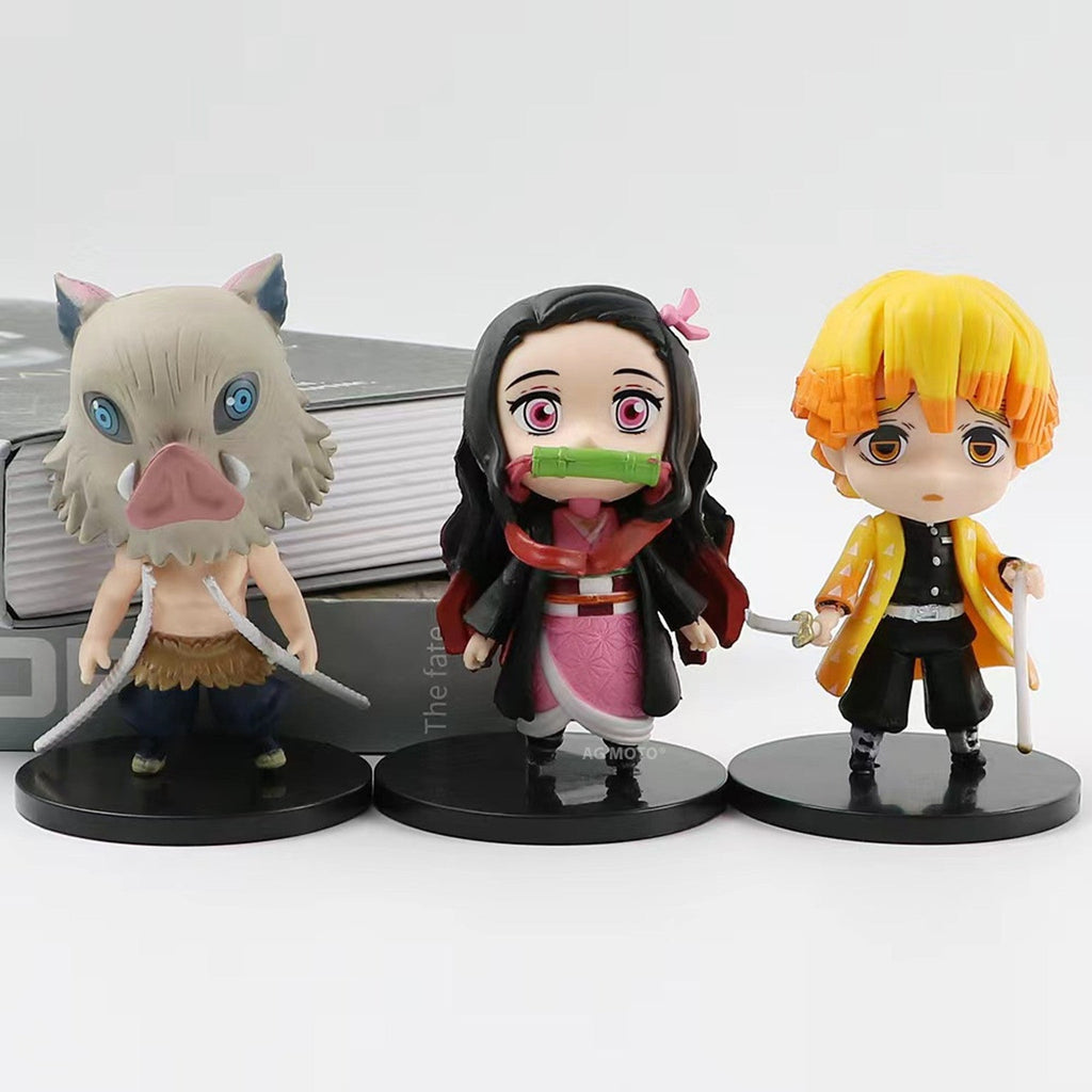 Demon Slayer 6 Character Set 10cm Height