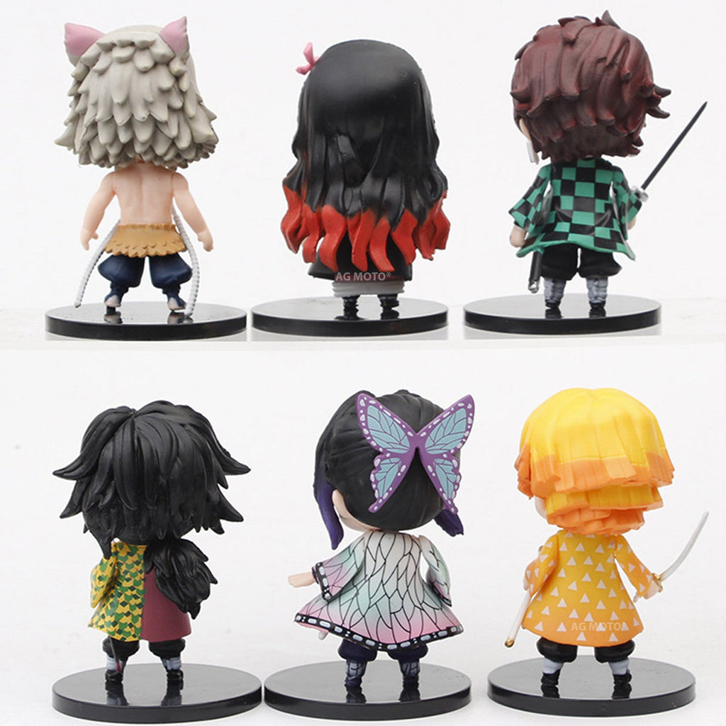 Demon Slayer 6 Character Set 10cm Height