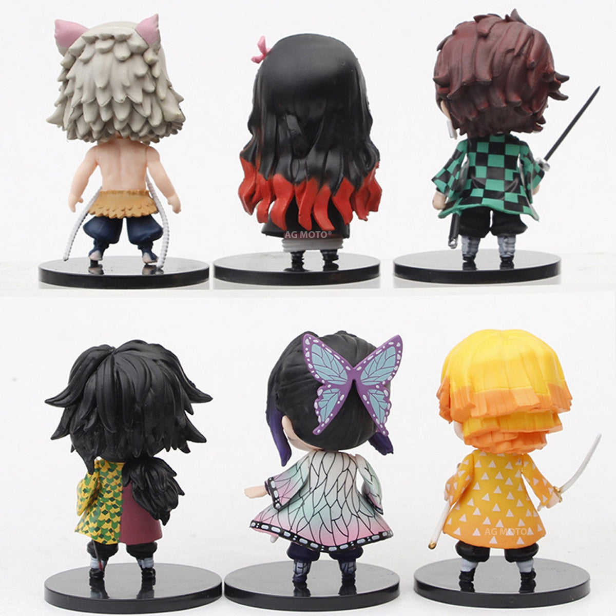 Demon Slayer 6 Character Set 10cm Height