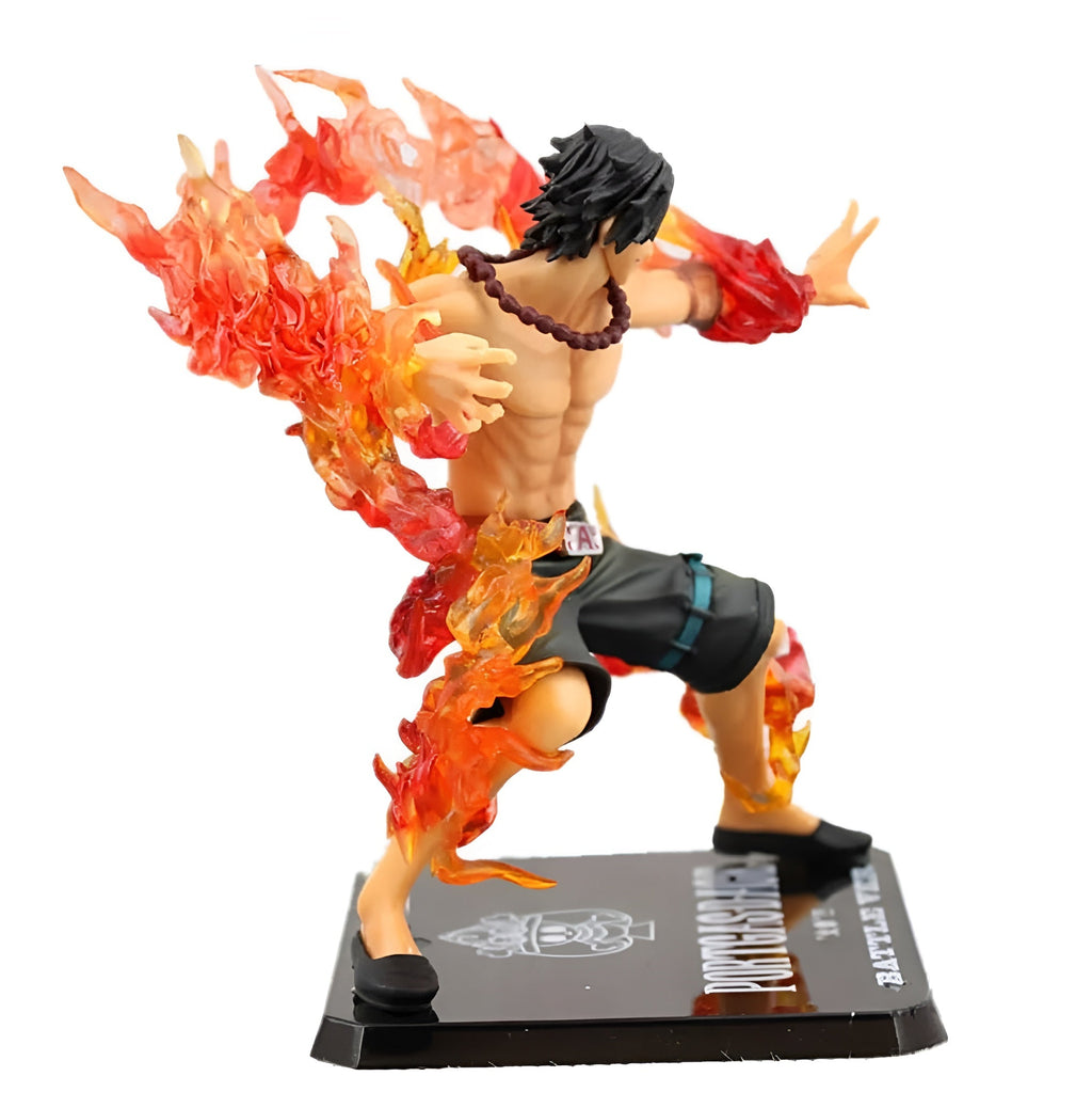 One Piece Portgas D Ace Battle Version Fire Fist Action Figure | 11.5 Cms