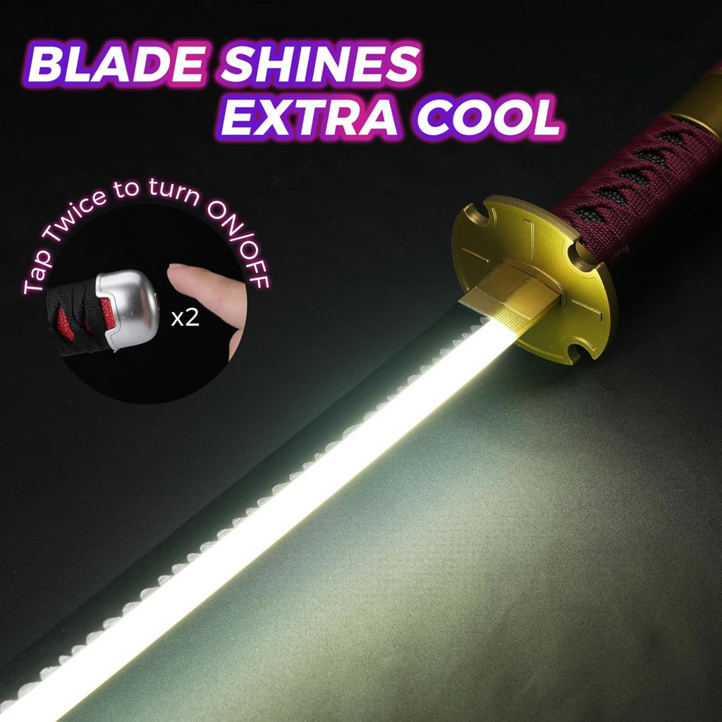 Roronoa Zoro Sandai Kitetsu Neon Katana 104cm | Cosplay Piece
