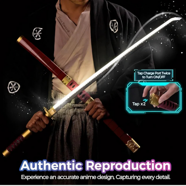 Roronoa Zoro Sandai Kitetsu Neon Katana 104cm | Cosplay Piece