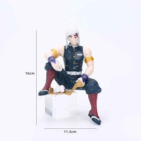 Tengen Uzui Sitting Eating Action Figure Height 16 cm