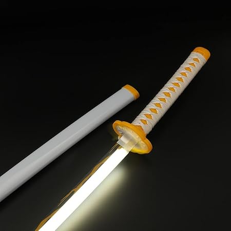 Demon Slayer Zenitsu Led Katana Wooden Sword
