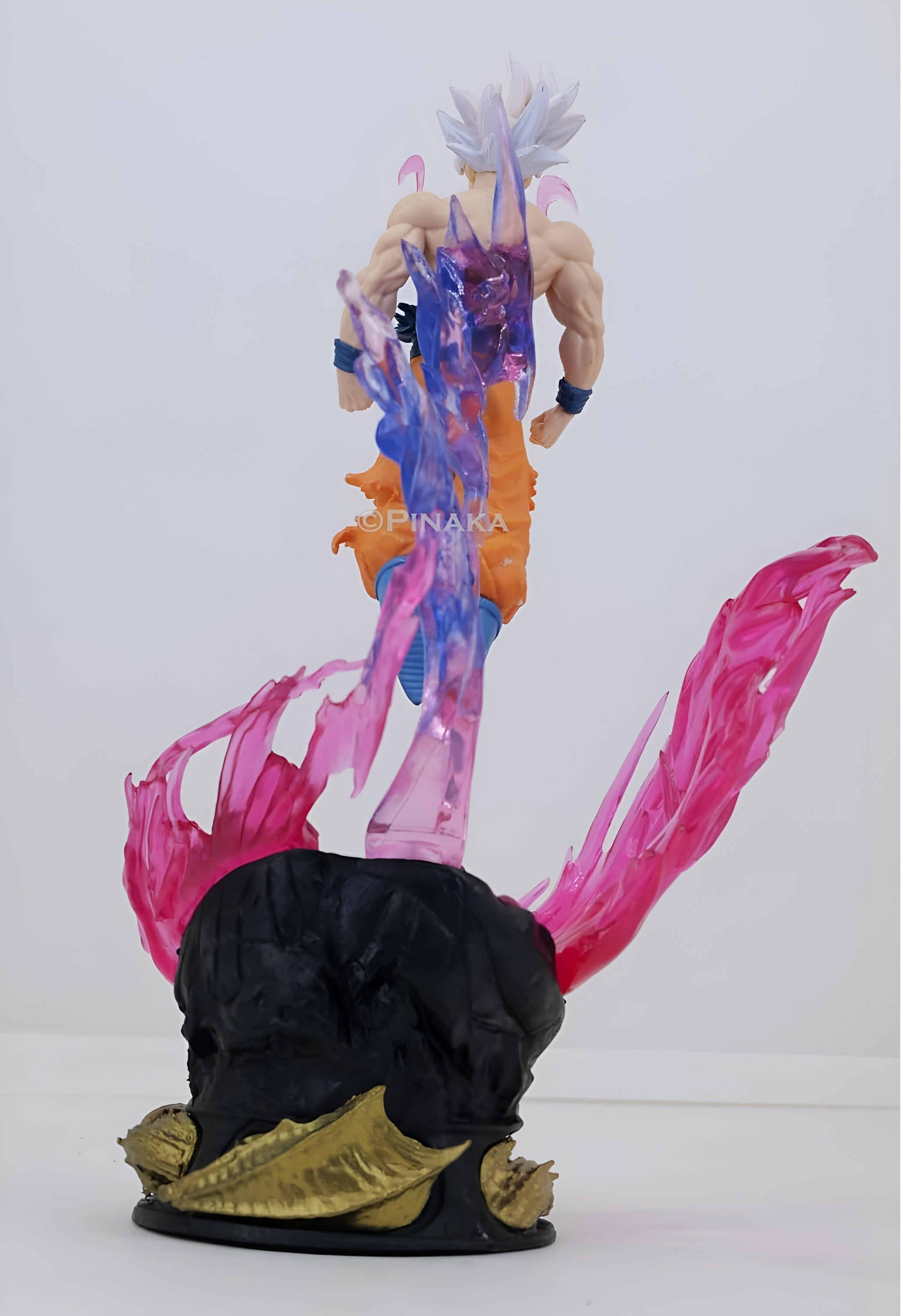 Goku Ultra SSJ Dragon with Led Light Base PVC Action Figure [23 cm] Figure