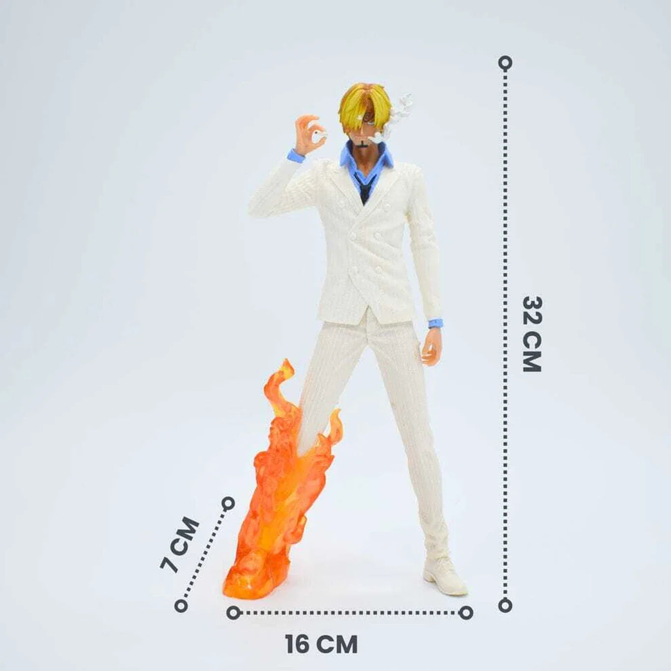 One Piece Dream Vinsmoke Sanji Base White Action Figure | 32 CMS |