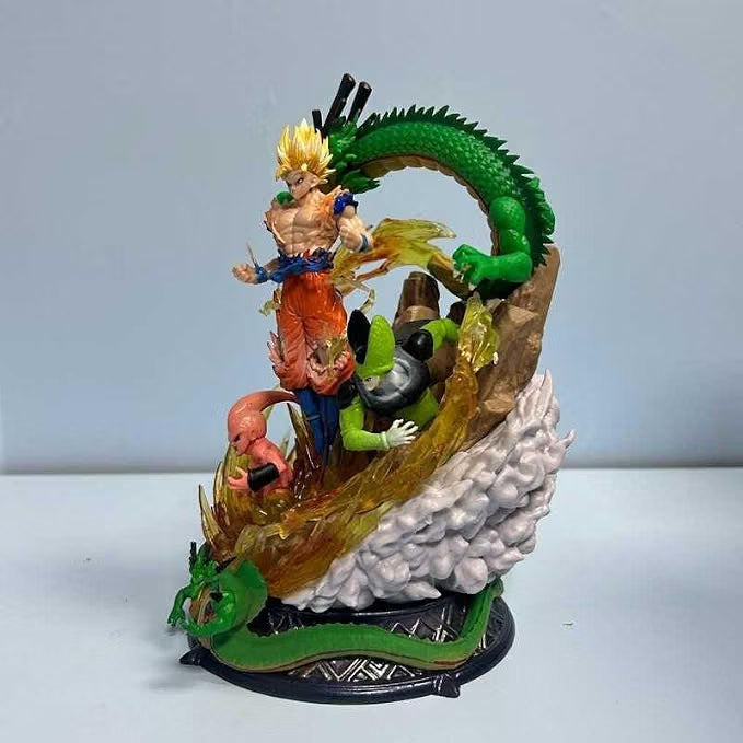 DBZ Goku With Shenron 18cm Action Figure