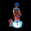 Super Saiyan Son Goku Blue LED Base 33cm Premium Figure