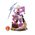 One Piece Luffy Gear 5 Double Head Action Figure with Lightning Effect 37cm