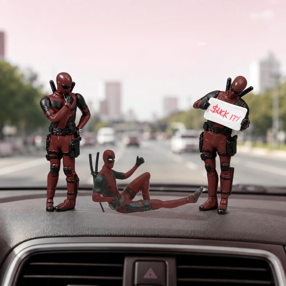 Deadpool 3pcs Standing Set Action Figure