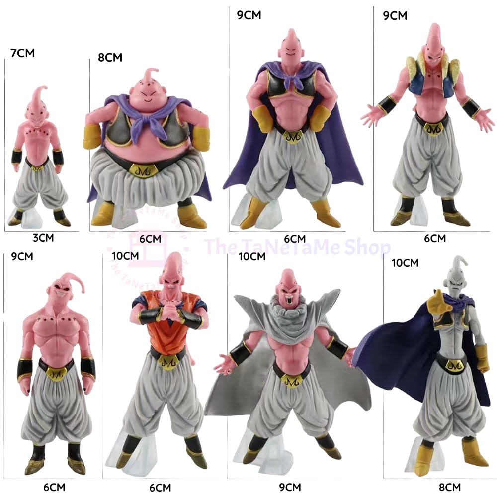 Dragon Ball Z Majin Buu 8 Figure Set