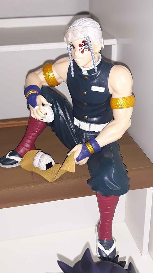 Tengen Uzui Sitting Eating Action Figure Height 16 cm