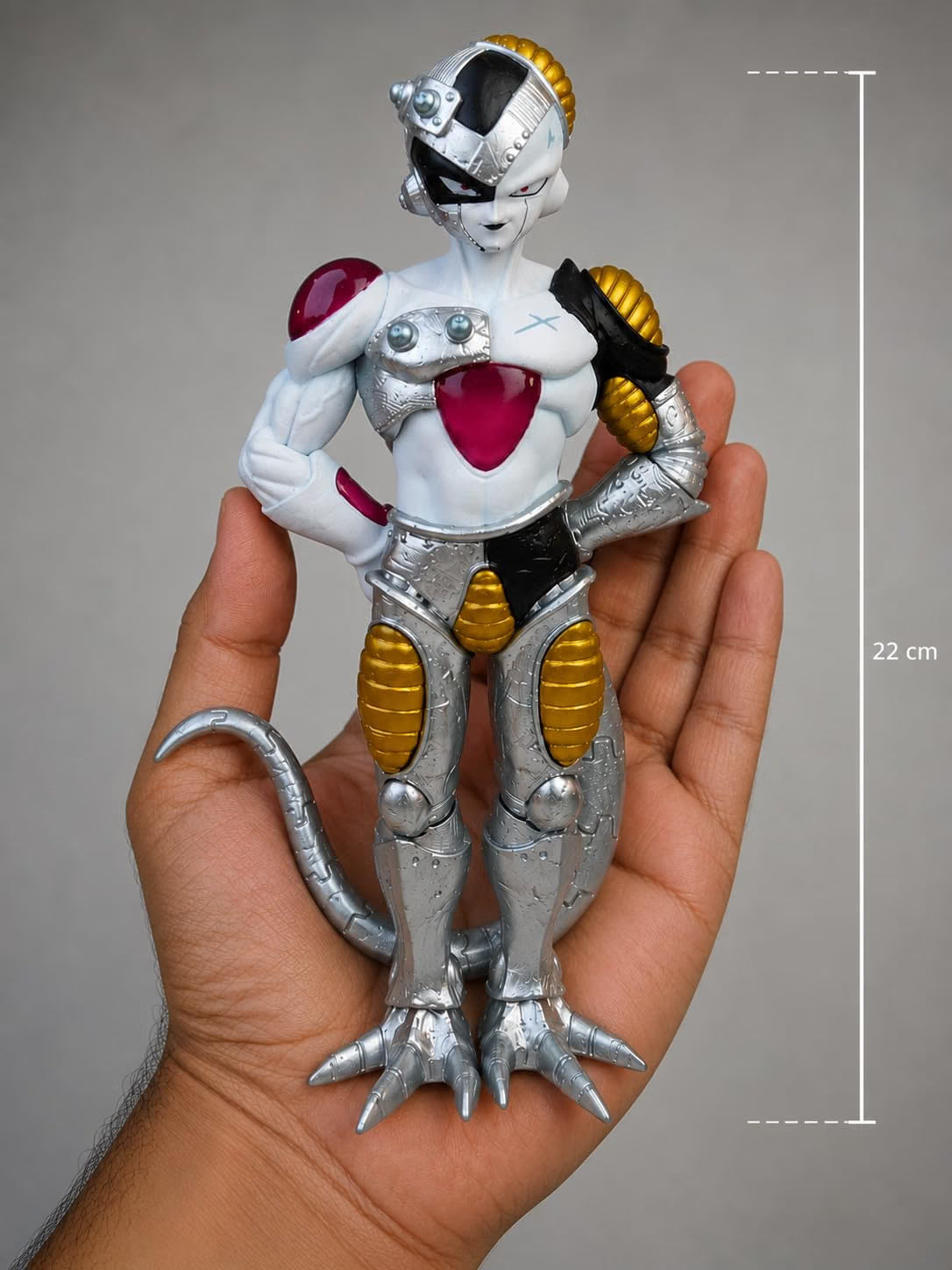 DBZ Frieza Silver 22cm Standing Action Figure