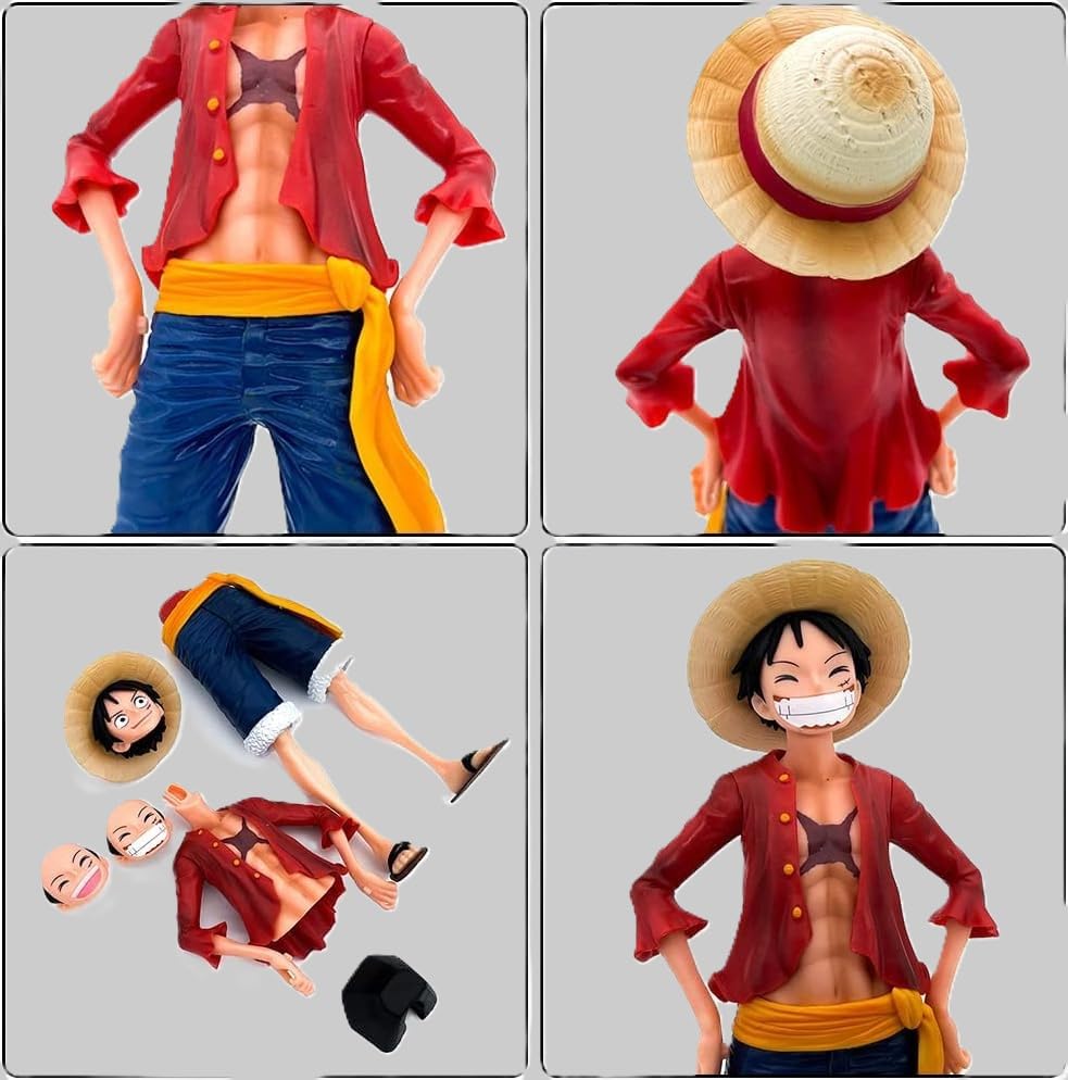 One Piece Luffy 26.5 Standing Figure With Double Face