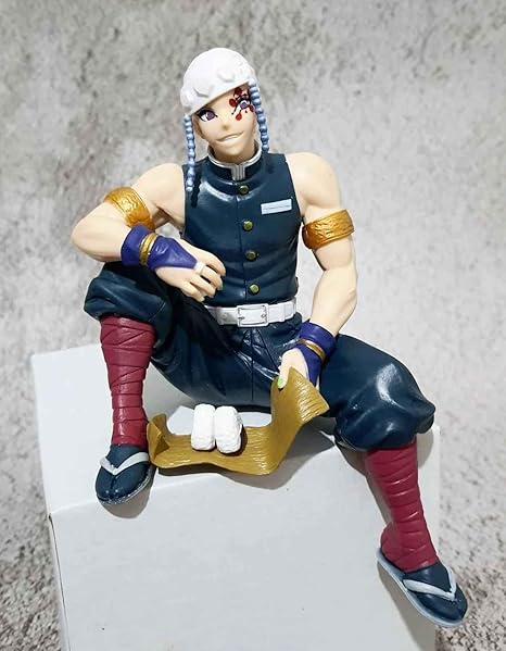 Tengen Uzui Sitting Eating Action Figure Height 16 cm