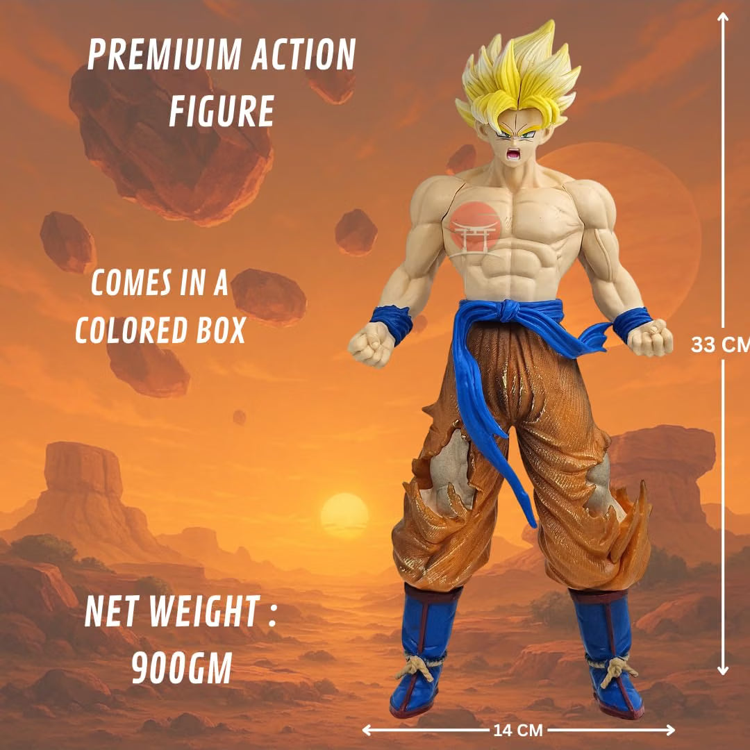 DBZ Super Siyan Angry Standing 33cm Figure