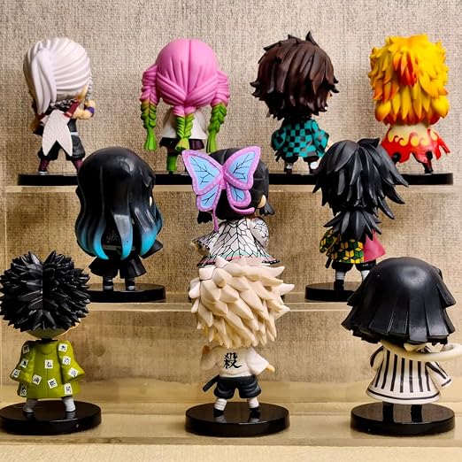 Demon Slayer Set of 10pcs 7.5cm Super Quality