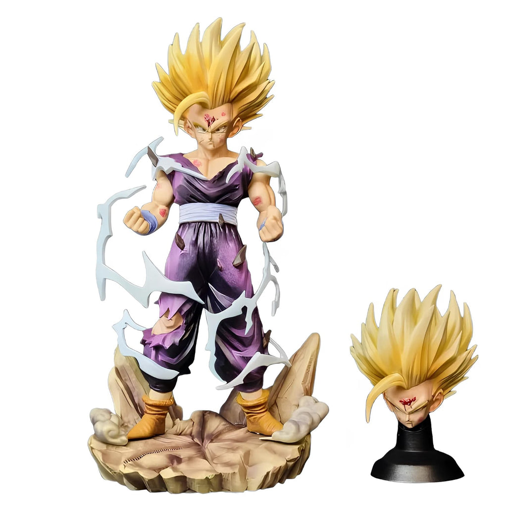 DBZ Gohan Super Siyan 25cm Double Head Premium Figure