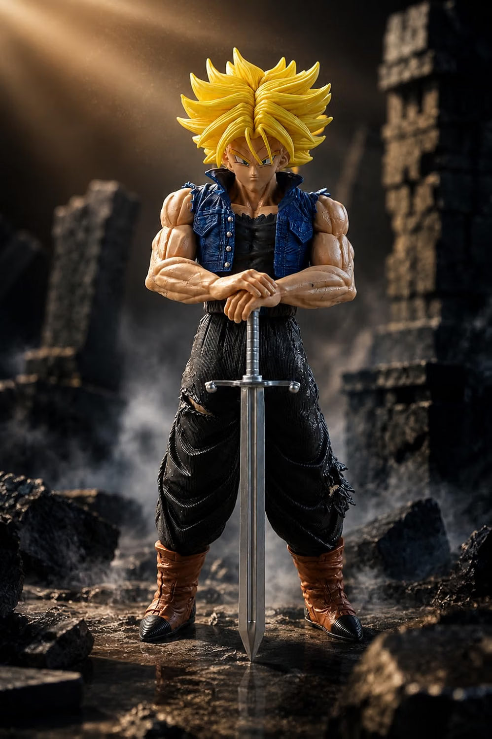 DBZ Trunks Standing 23cm Figure