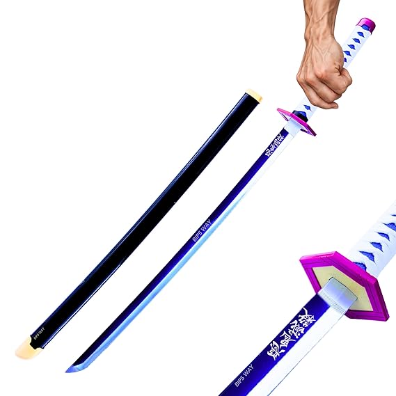 Giyu katana sword Demon Slayer | Water Hashira Neon LED