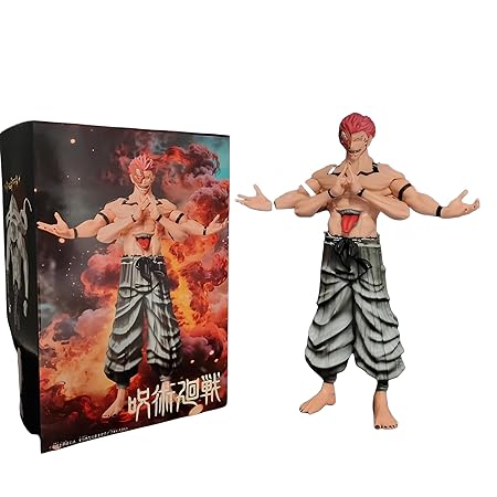 Ryomen Sukuna Standing Figure, Jujutsu Kaisen Anime Collectible | 20cm