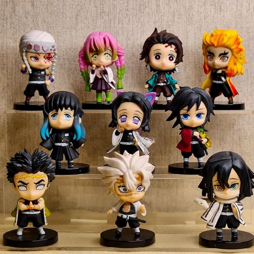 Demon Slayer Set of 10pcs 7.5cm Super Quality