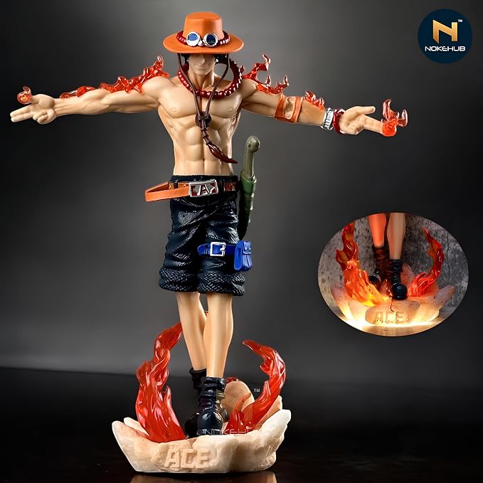 One Piece D. Ace Standing Action Figure 27.5cm (Blister + Box)