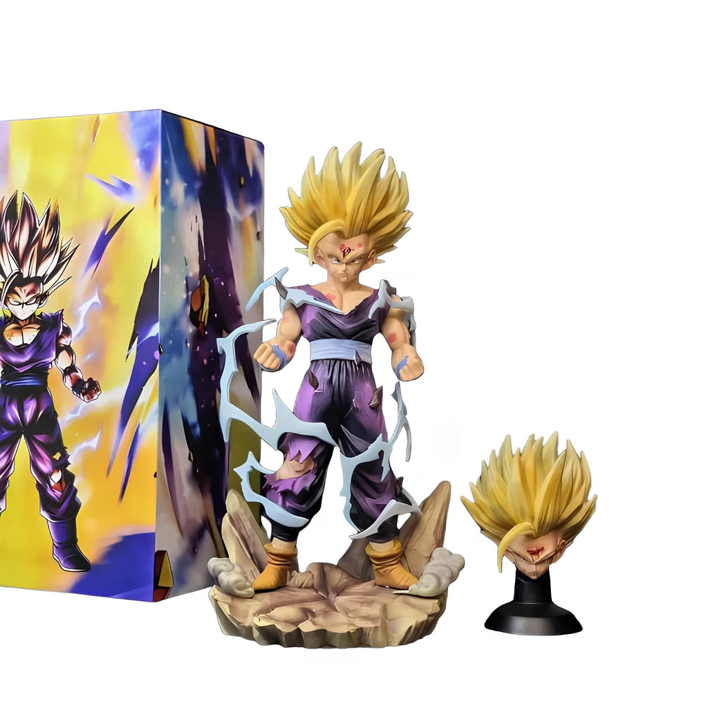 DBZ Gohan Super Siyan 25cm Double Head Premium Figure