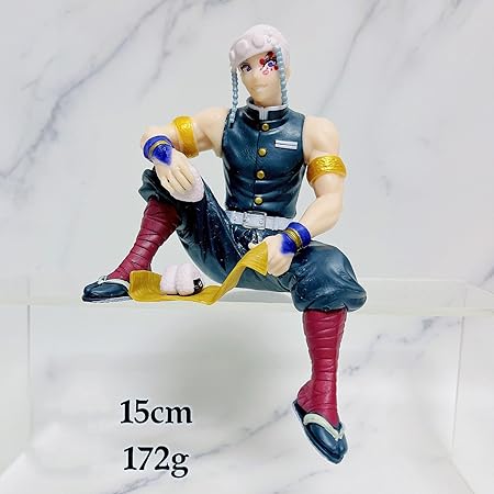 Tengen Uzui Sitting Eating Action Figure Height 16 cm