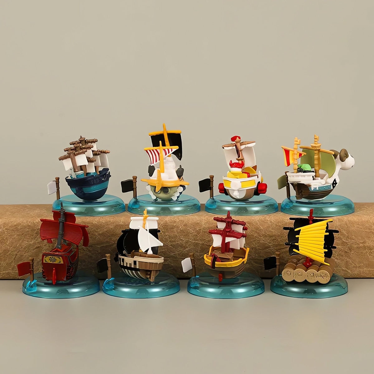 One Piece Ships With Base Set of 8pcs