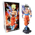 Goku Grey Hair Standing On Stone 29cm Figure