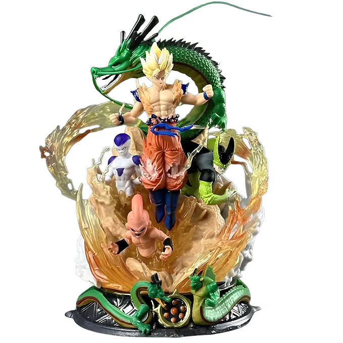 DBZ Goku With Shenron 18cm Action Figure
