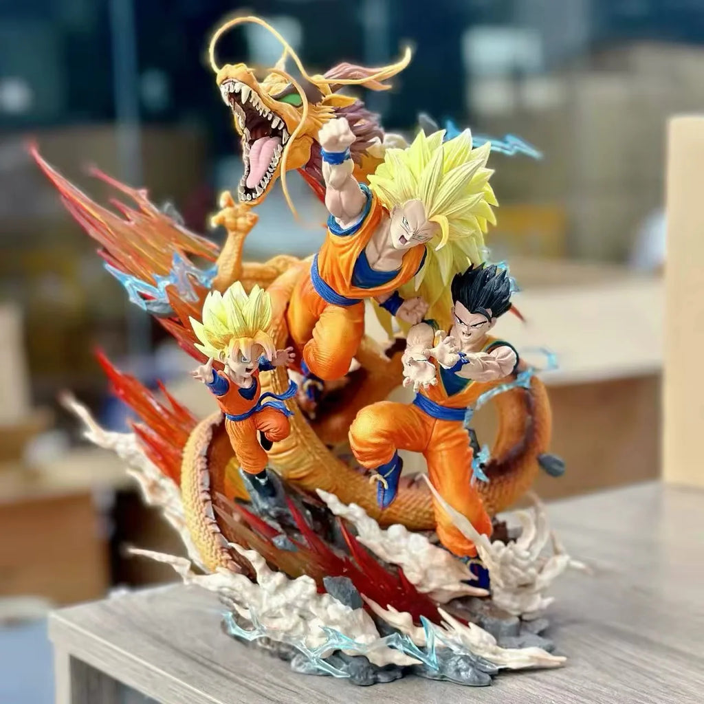 DBZ Goku Fight Scene Action Figure 30cm (Box Packing)
