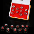 Naruto Sharingan Rings Box Set of 9 + 1 Itachi Ring Free