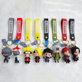 Naruto Characters 8 Keychains Set