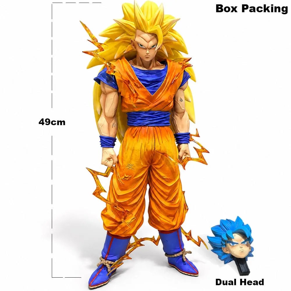 DBZ Son Goku Super Siyan-3 49cm Premium Action Figure