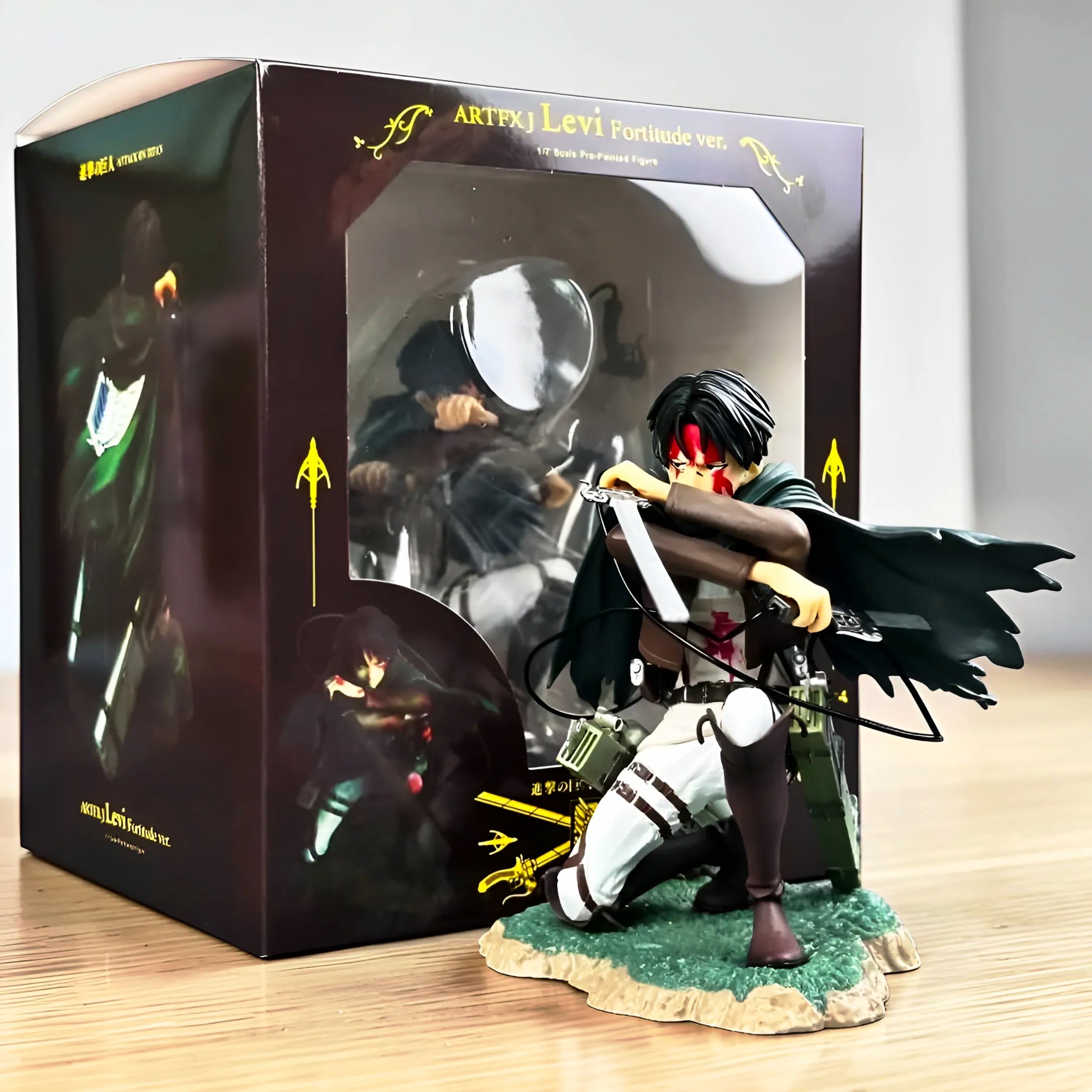 AOT Levi Ackerman Action Figure | Attack on Titan Collectible Figure | 17cm