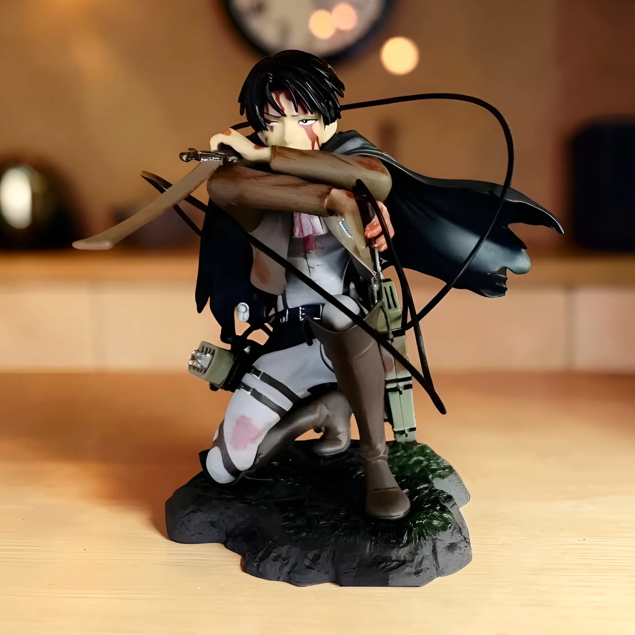 AOT Levi Ackerman Action Figure | Attack on Titan Collectible Figure | 17cm