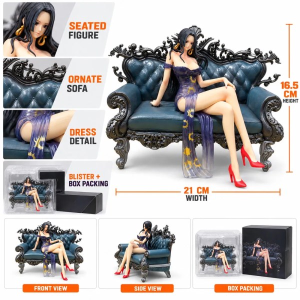 Boa Hancock Sitting on Sofa