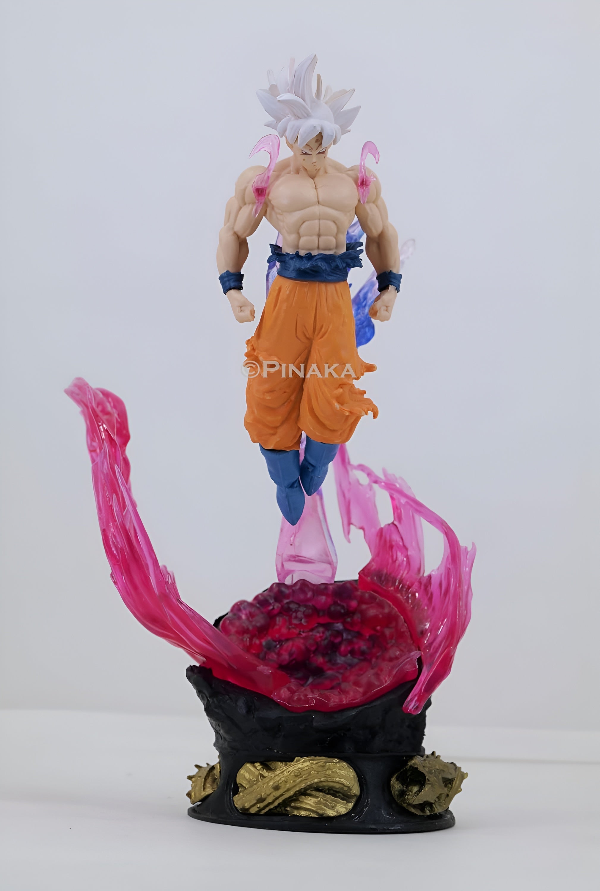 Goku Ultra SSJ Dragon with Led Light Base PVC Action Figure [23 cm] Figure