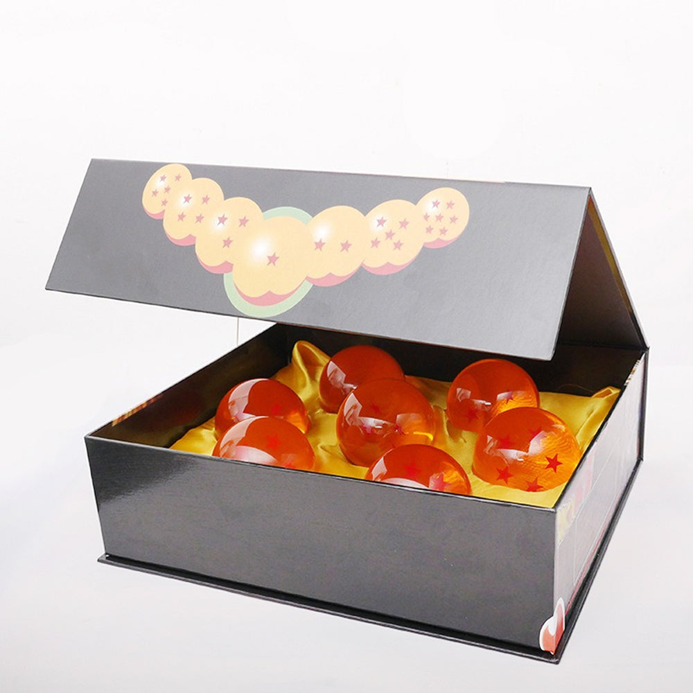 DBZ : 7-Piece Crystal Dragon Ball Set with Gift Box