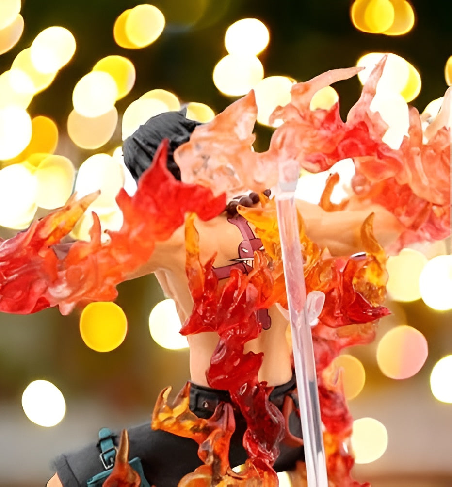 One Piece Portgas D Ace Battle Version Fire Fist Action Figure | 11.5 Cms