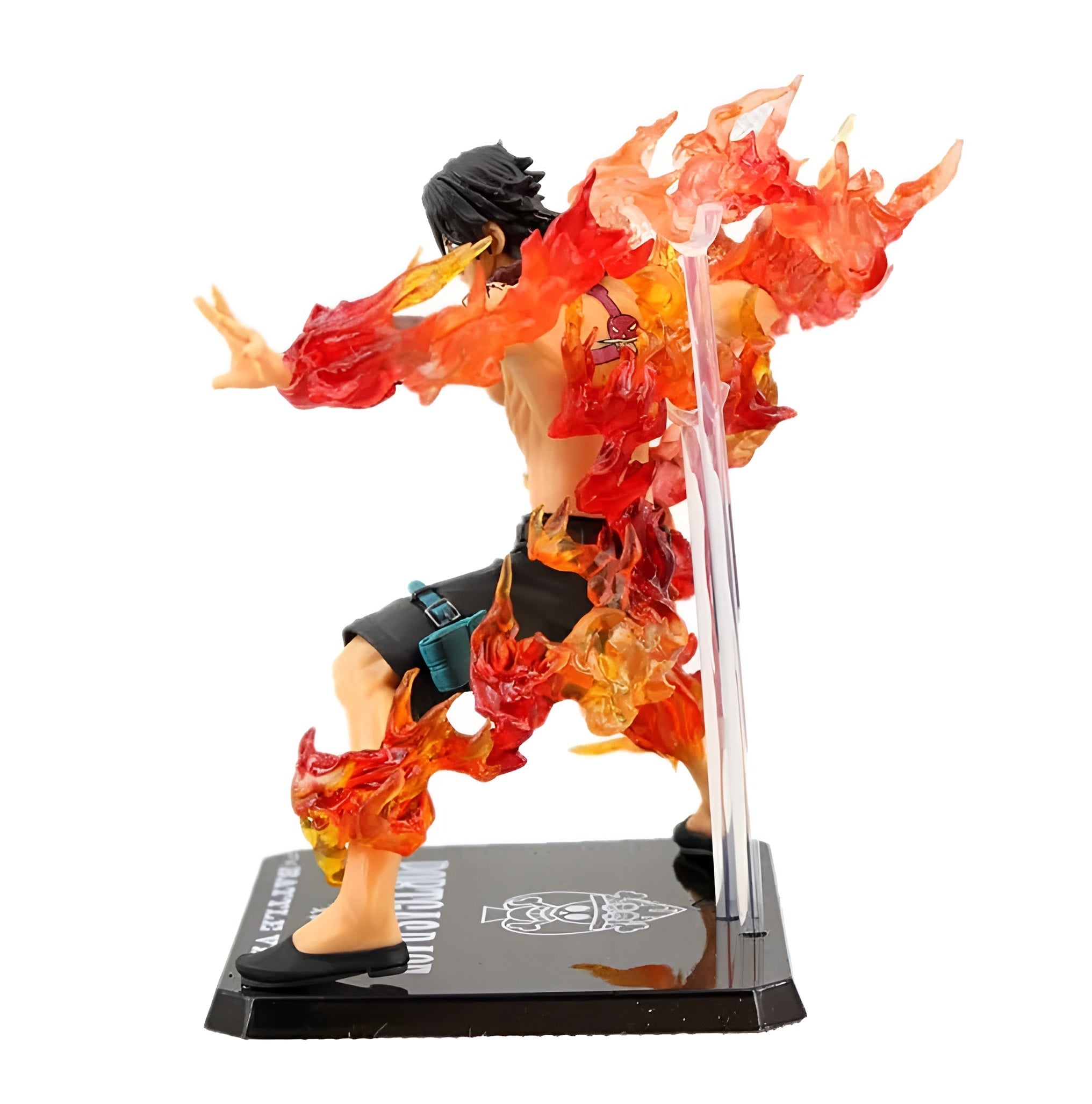 One Piece Portgas D Ace Battle Version Fire Fist Action Figure | 11.5 Cms
