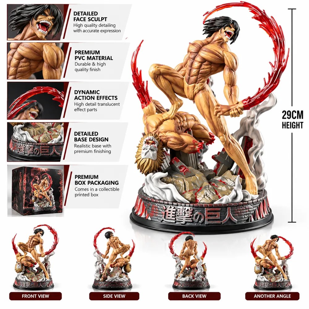 Eren Angry 29cm Figure (Blister+Box)