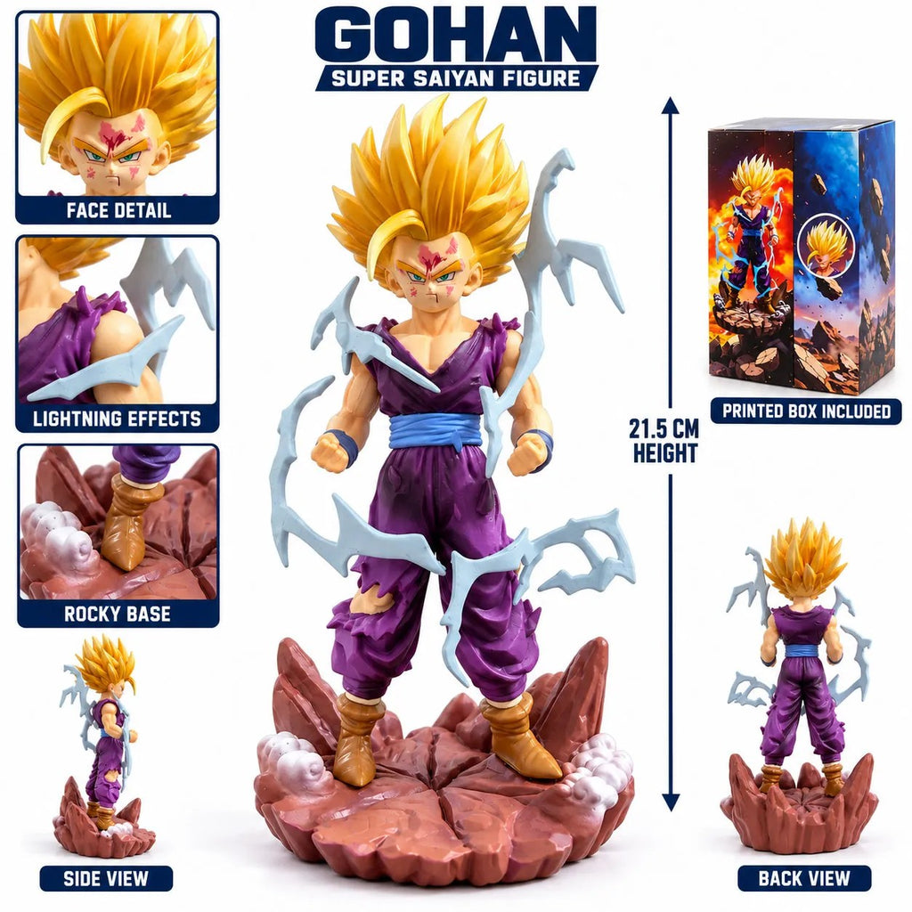 Gohan Standing On Stone 21.5cm Detailed Figure (Blister+Box)