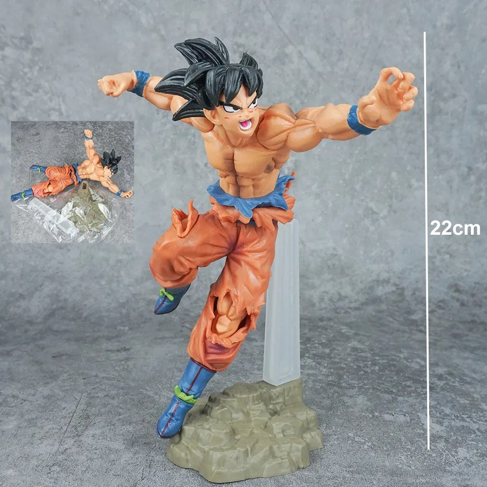 DBZ Goku Stone Base 22cm Figure