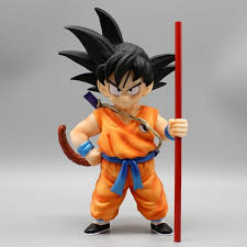 DBZ Goku Standing With Stick 15cm High Quality Figure